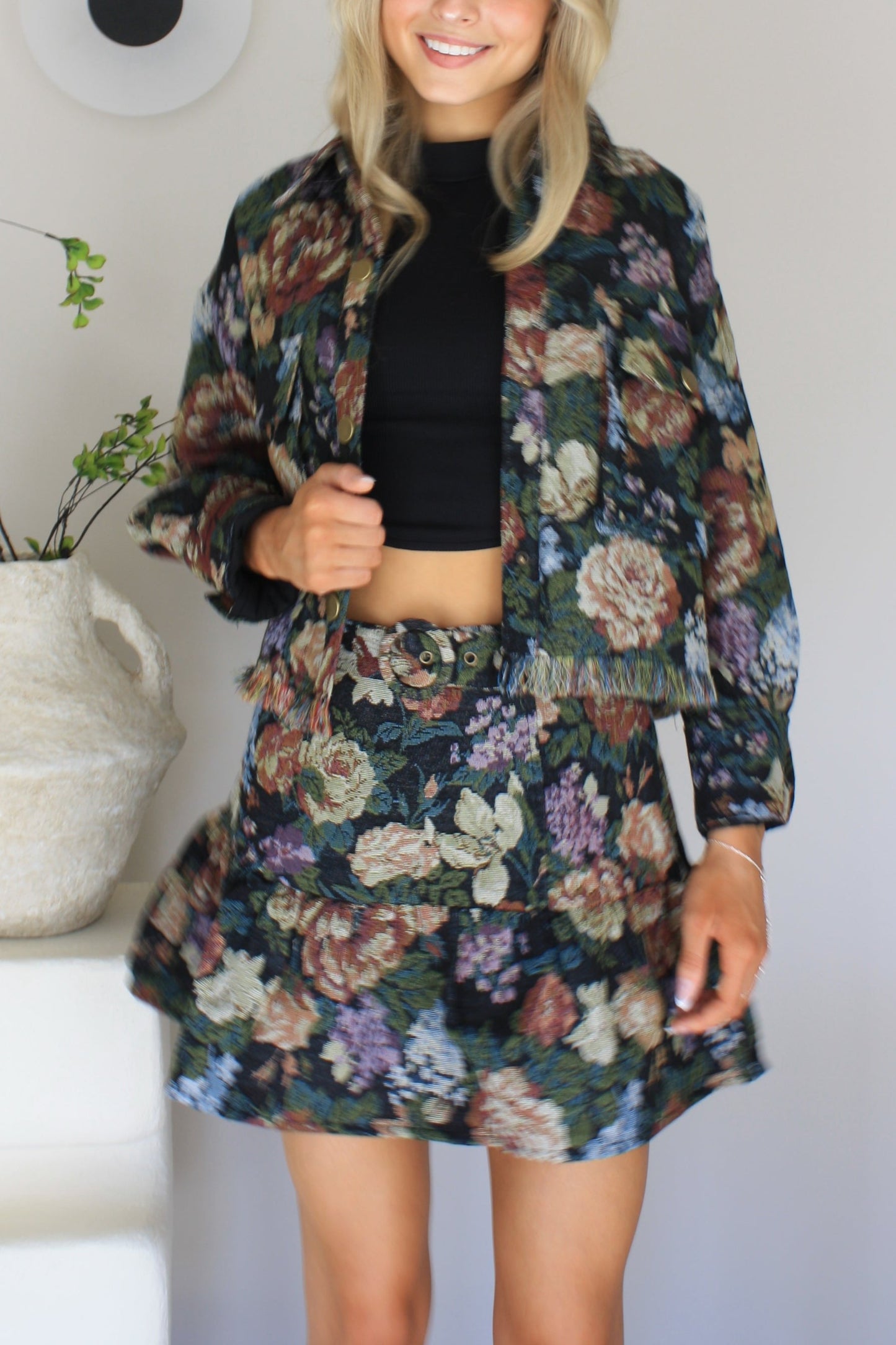 Gilded Garden Collar Jacket