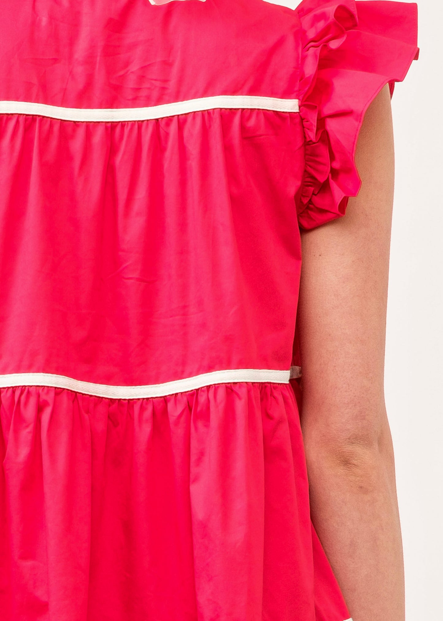 Cherry Charm Dress - Red - Babydoll