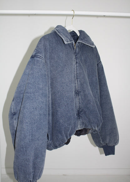 Denim Dream Bomber - Blue