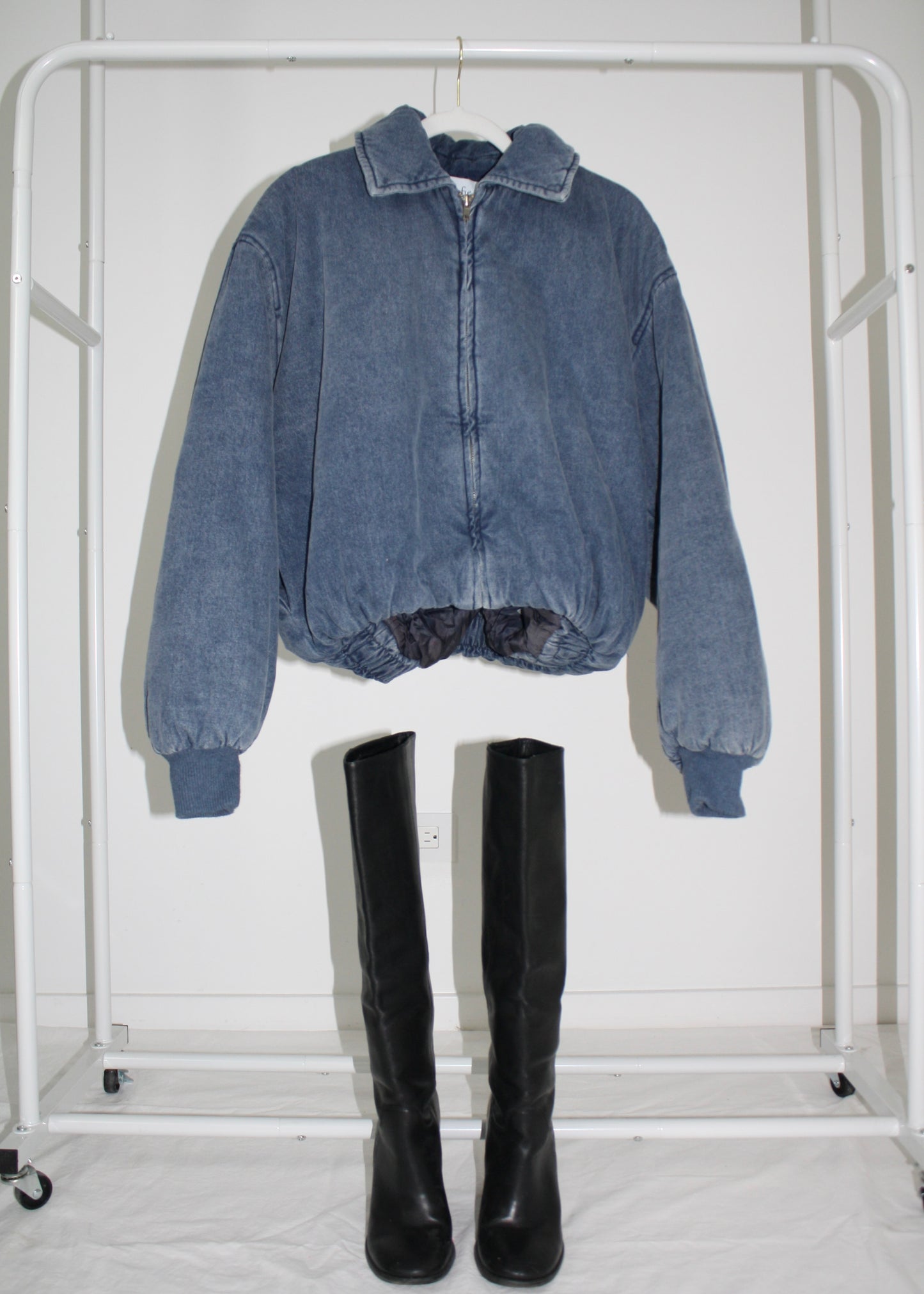 Denim Dream Bomber - Blue