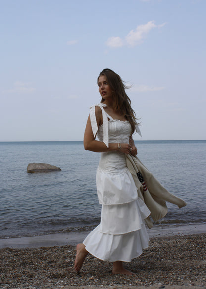 The Cape Cod Tiered Midi Skirt - Cape Standard Collection