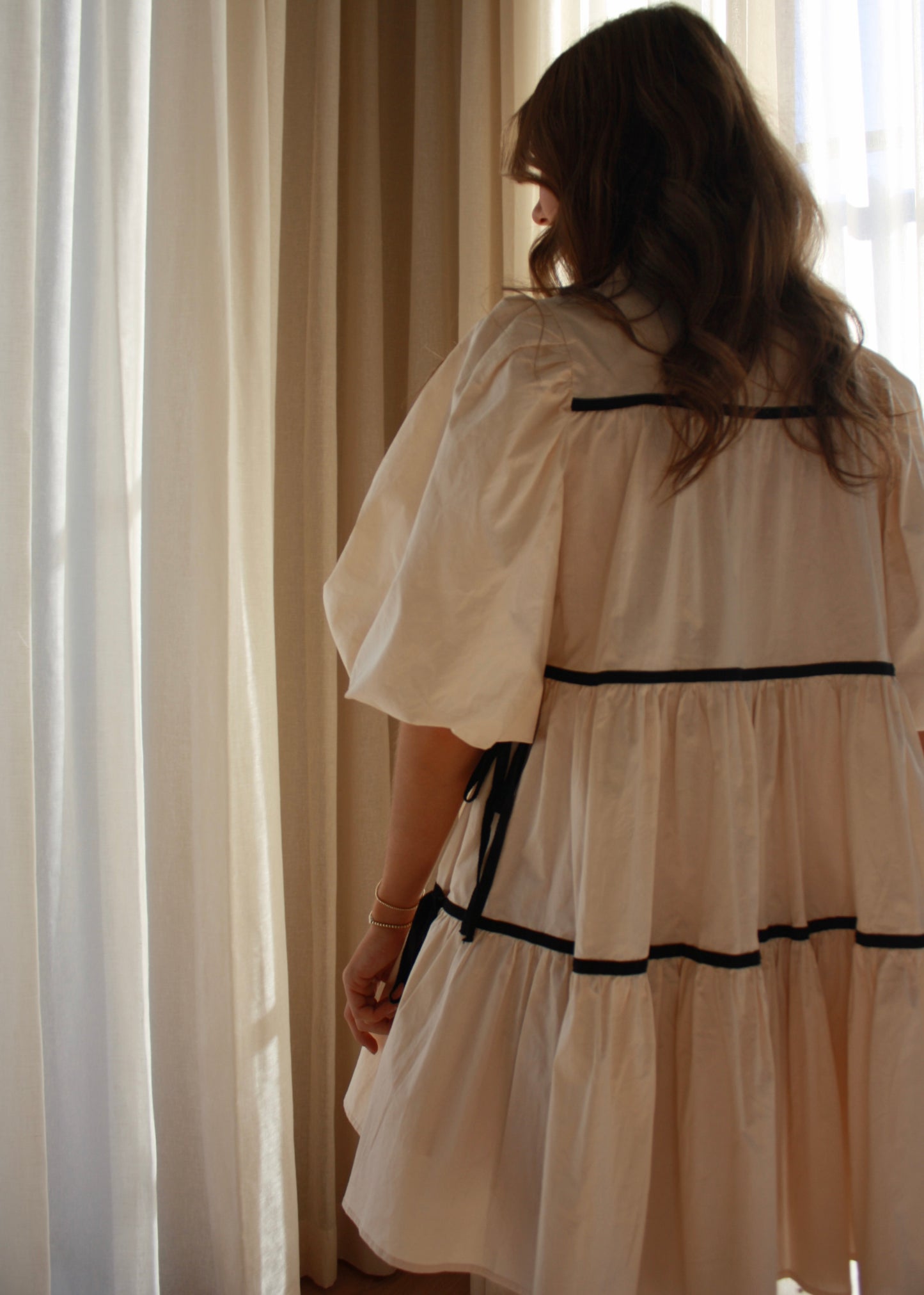 Créme Baby Doll Dress