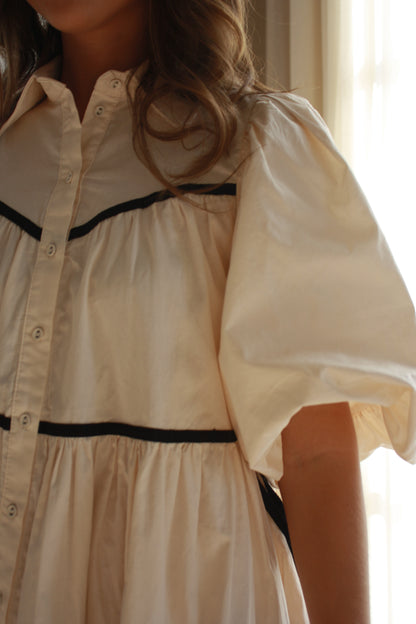 Créme Baby Doll Dress