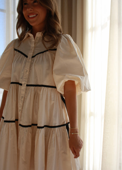 Créme Baby Doll Dress
