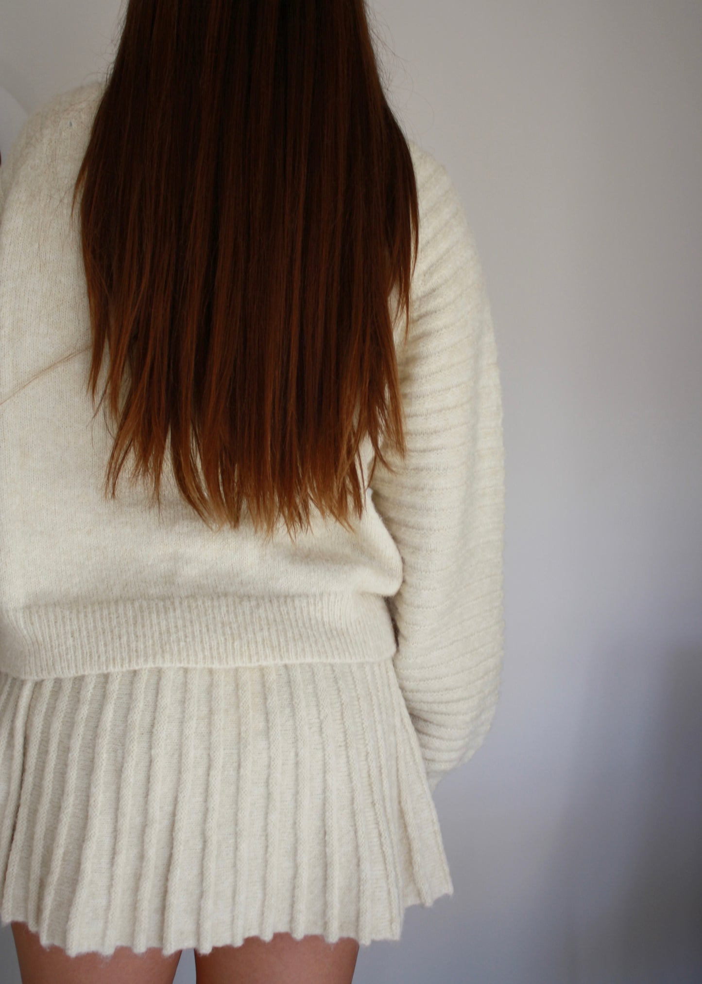 Gilmore Mockneck Knit Sweater - Cream