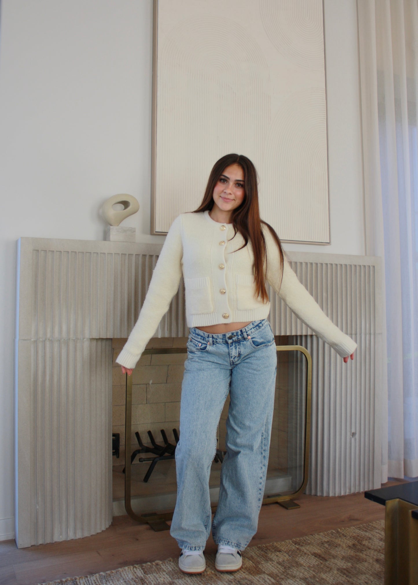 Blair's Cardigan - Cream