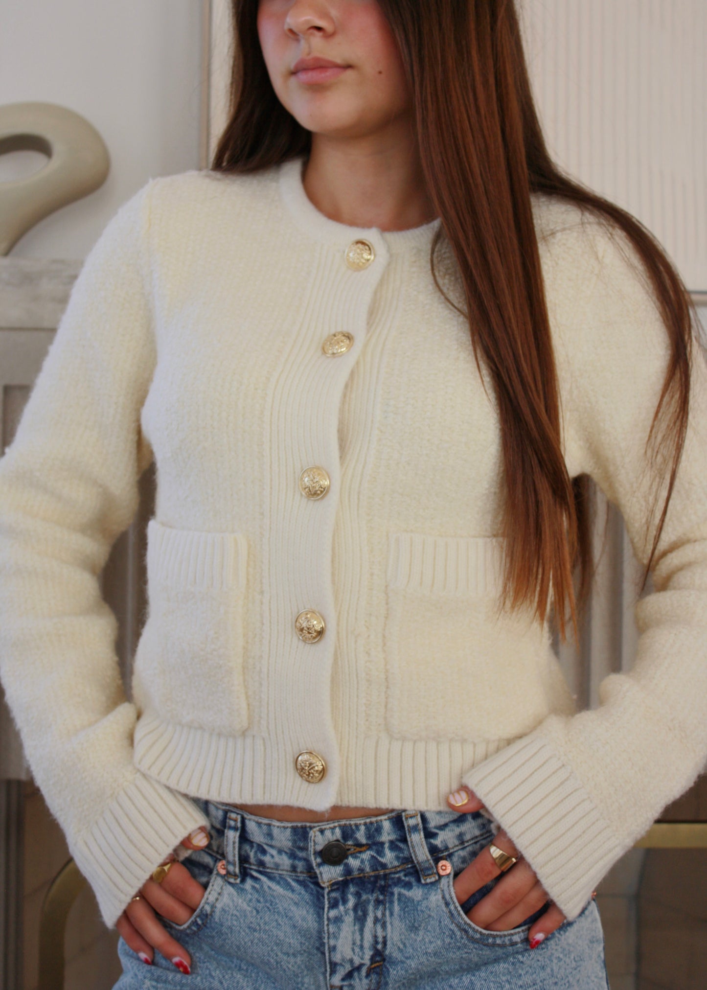 Blair's Cardigan - Cream