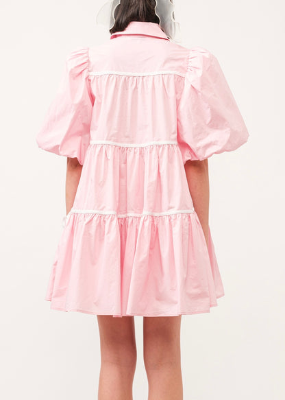 Cotton Candy Pink Babydoll Dress