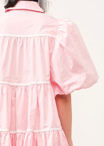 Cotton Candy Pink Babydoll Dress