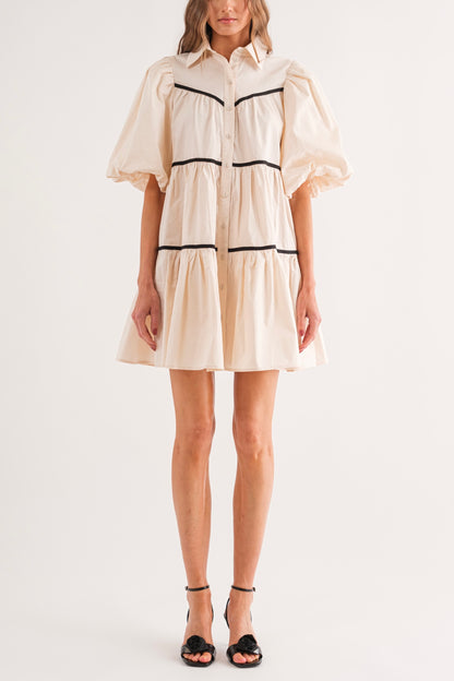 Créme Baby Doll Dress