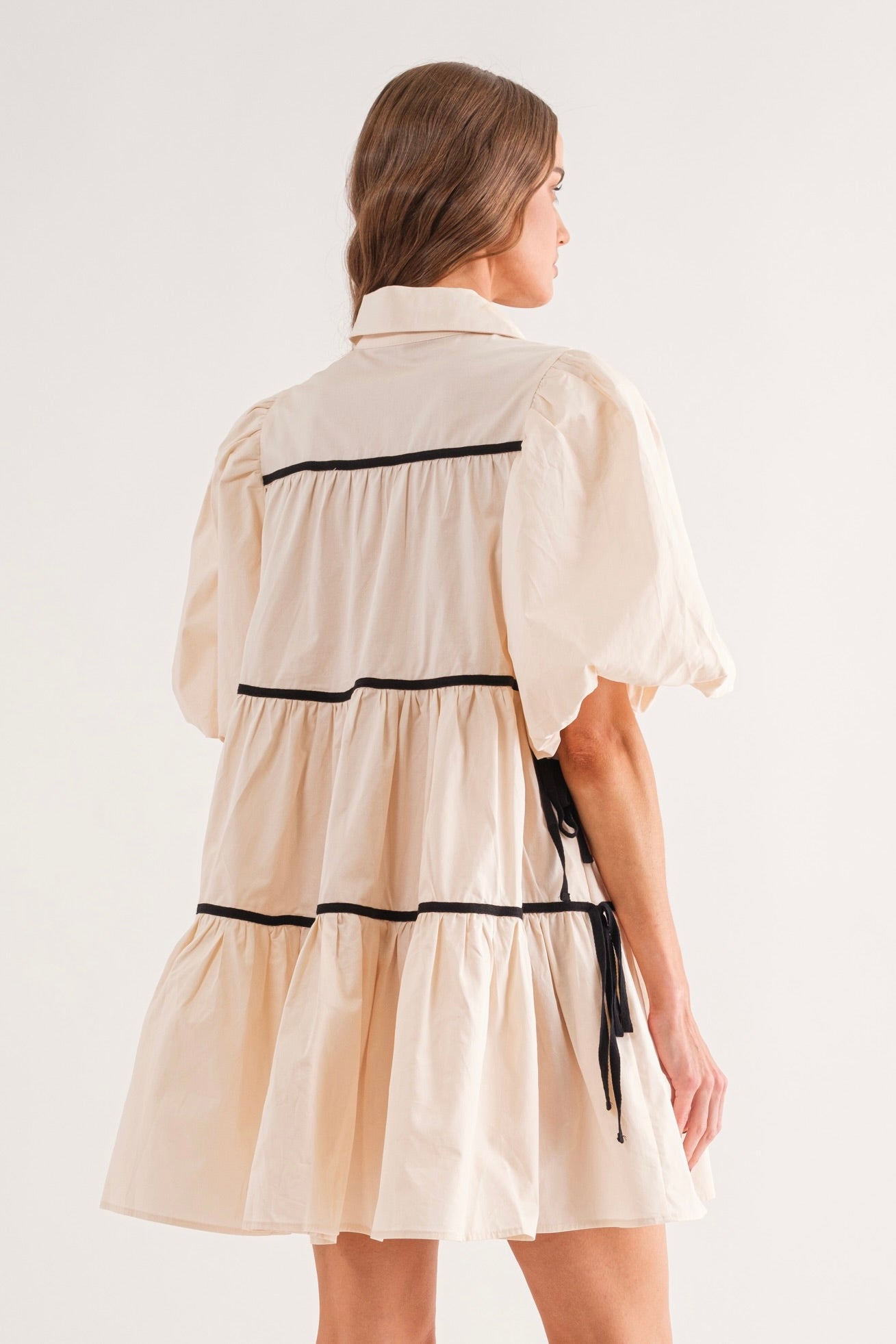 Créme Baby Doll Dress