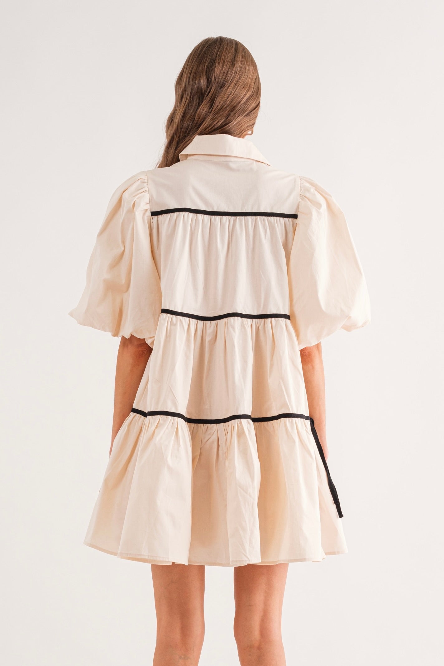 Créme Baby Doll Dress