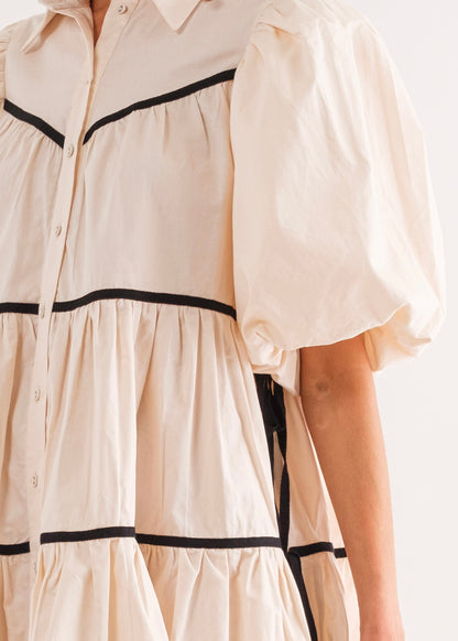 Créme Baby Doll Dress