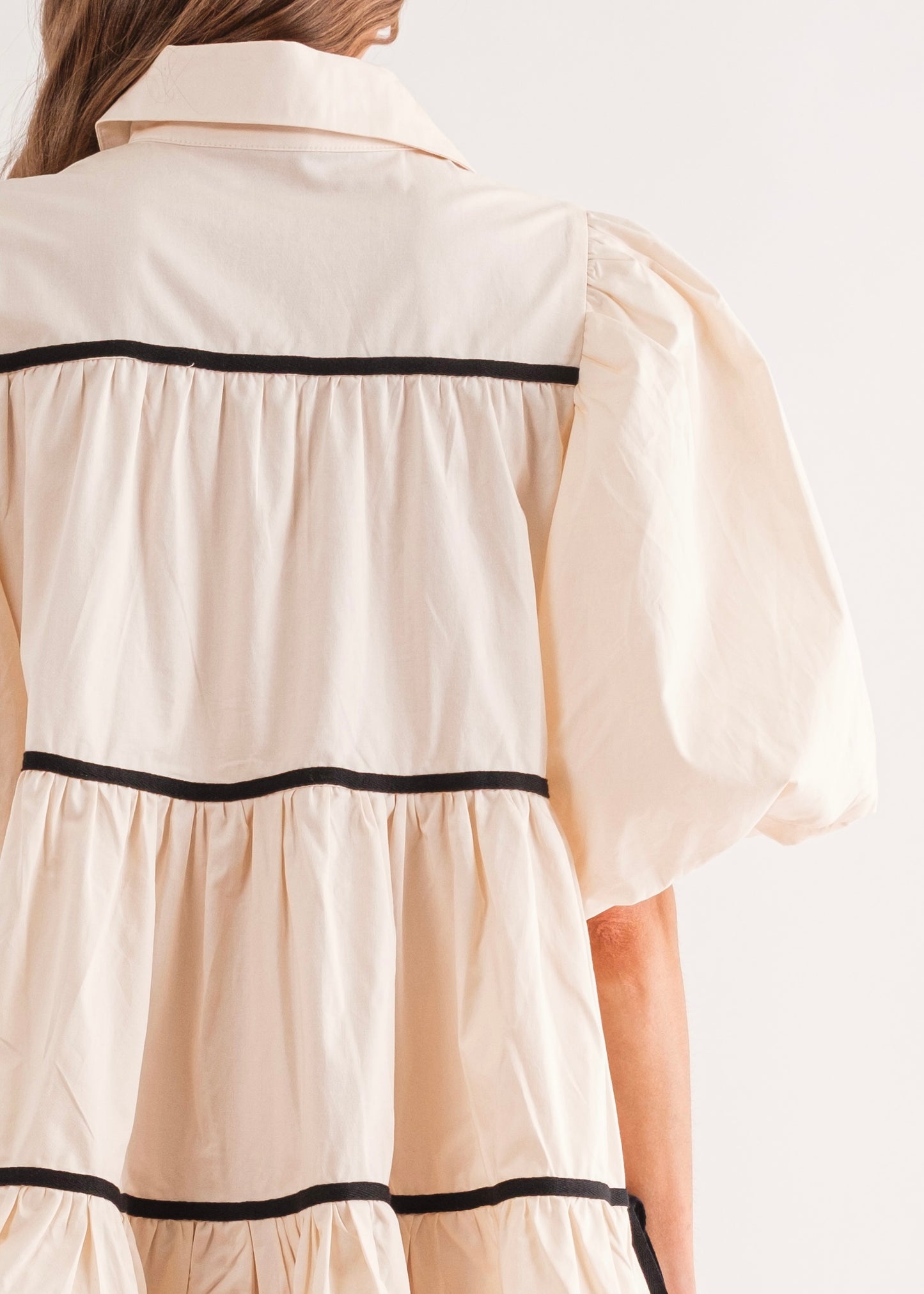 Créme Baby Doll Dress