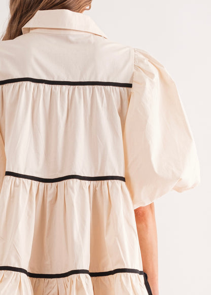 Créme Baby Doll Dress