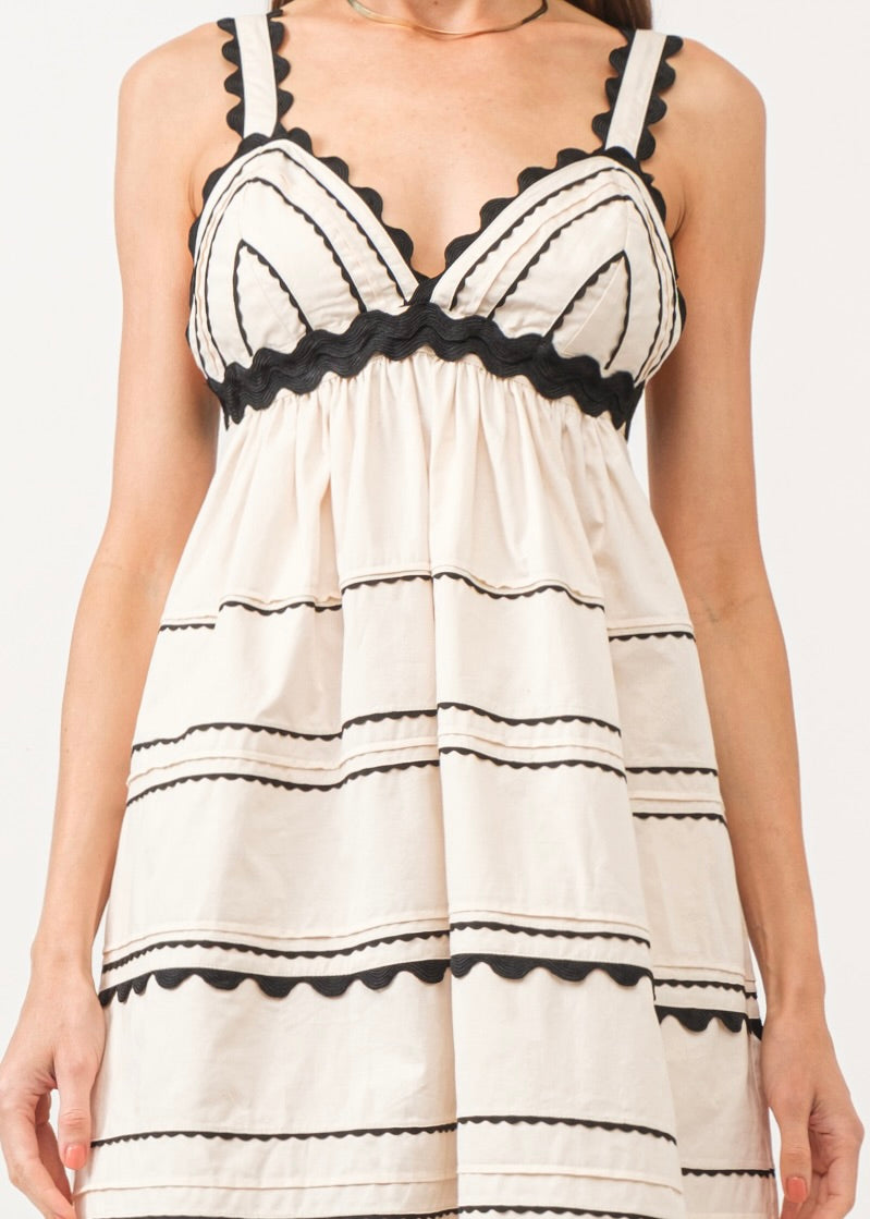 Eleanora Cotton Midi Dress - Cream