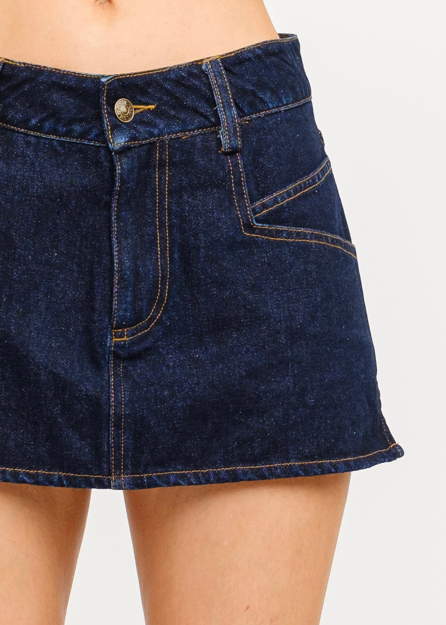 Midnight Denim Duo Skirt/Skort - Deep Blue