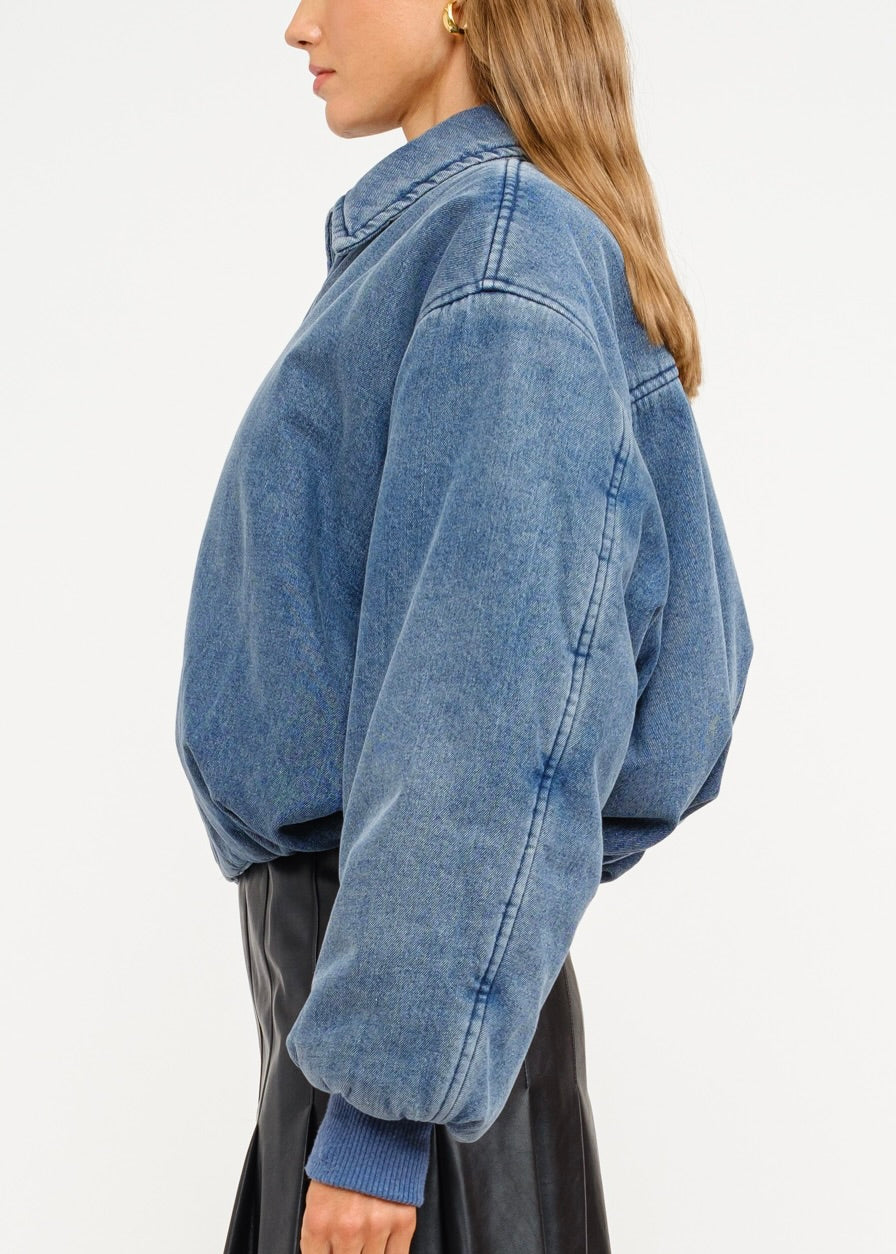 Denim Dream Bomber - Blue