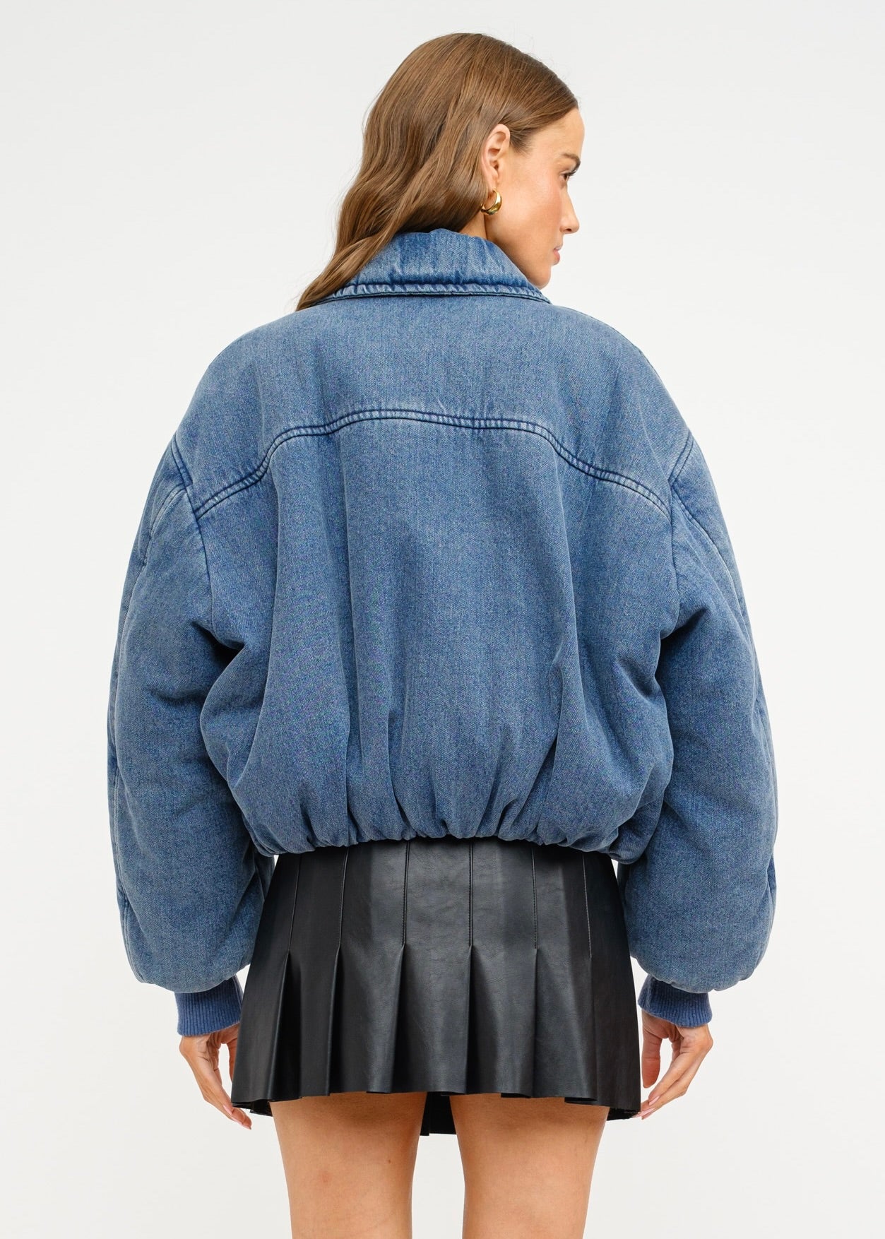 Denim Dream Bomber - Blue