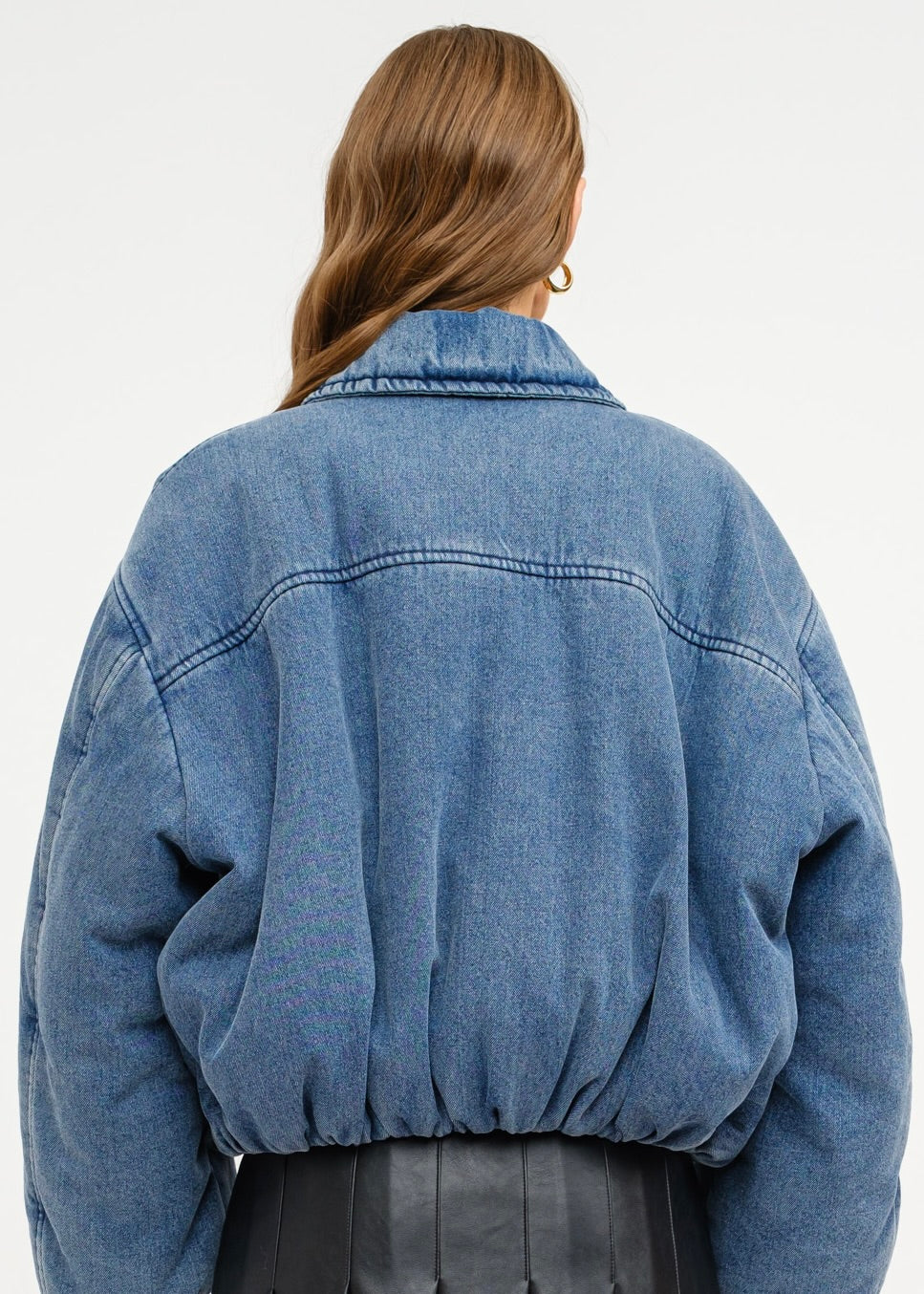 Denim Dream Bomber - Blue