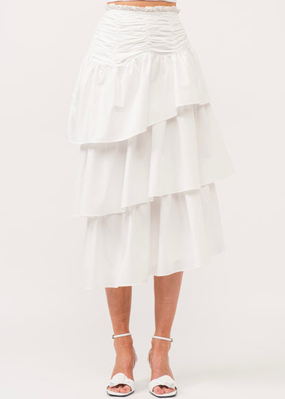 The Cape Cod Tiered Midi Skirt - Cape Standard Collection