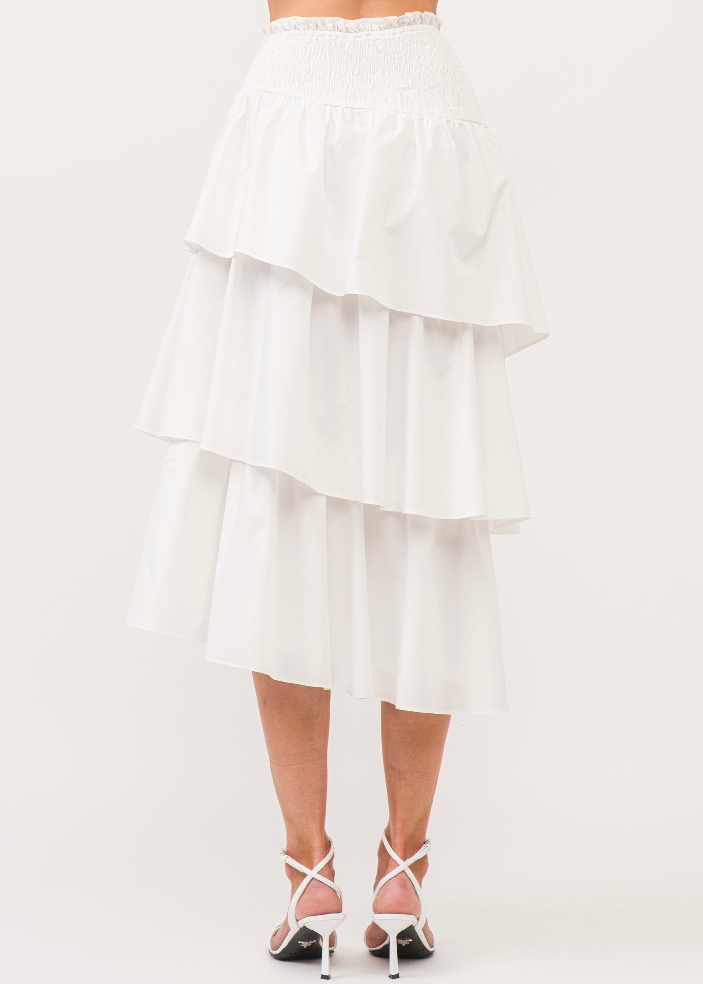 The Cape Cod Tiered Midi Skirt - Cape Standard Collection