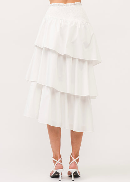 The Cape Cod Tiered Midi Skirt - Cape Standard Collection